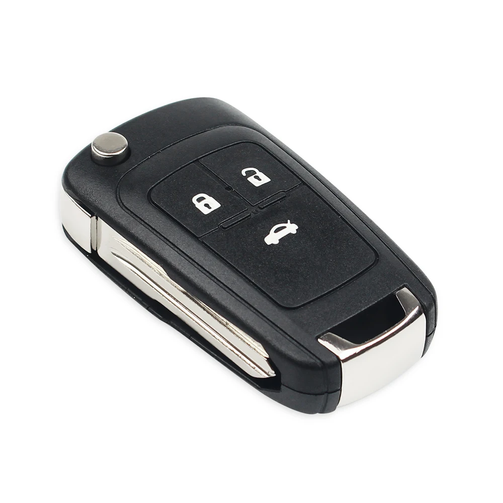 KEYYOU Складной автомобильный корпус для дистанционного ключа с 3 кнопками