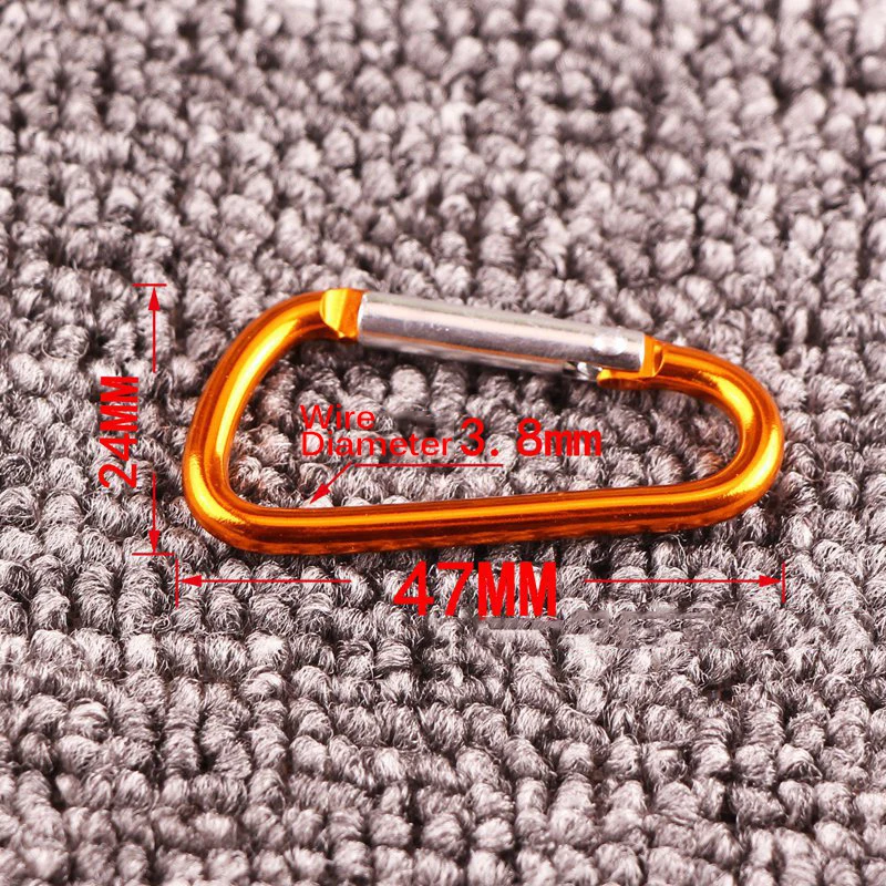 10 шт. карабин для скалолазания d-образные пряжки бутылок из алюминиевого сплава