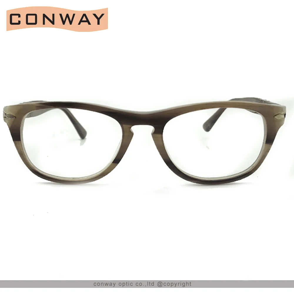 Винтажная оправа для очков Conway круглая небьющаяся с прозрачными линзами без