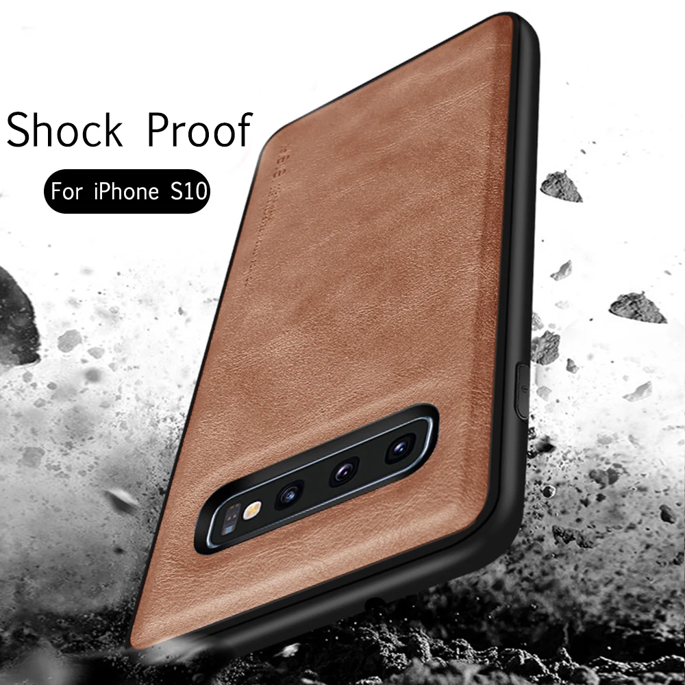 LLZ. COQUE, ультратонкий кожаный чехол премиум класса, защитный чехол для samsung Galaxy S10e S9 S10 Plus Note 9, чехлы, чехлы
