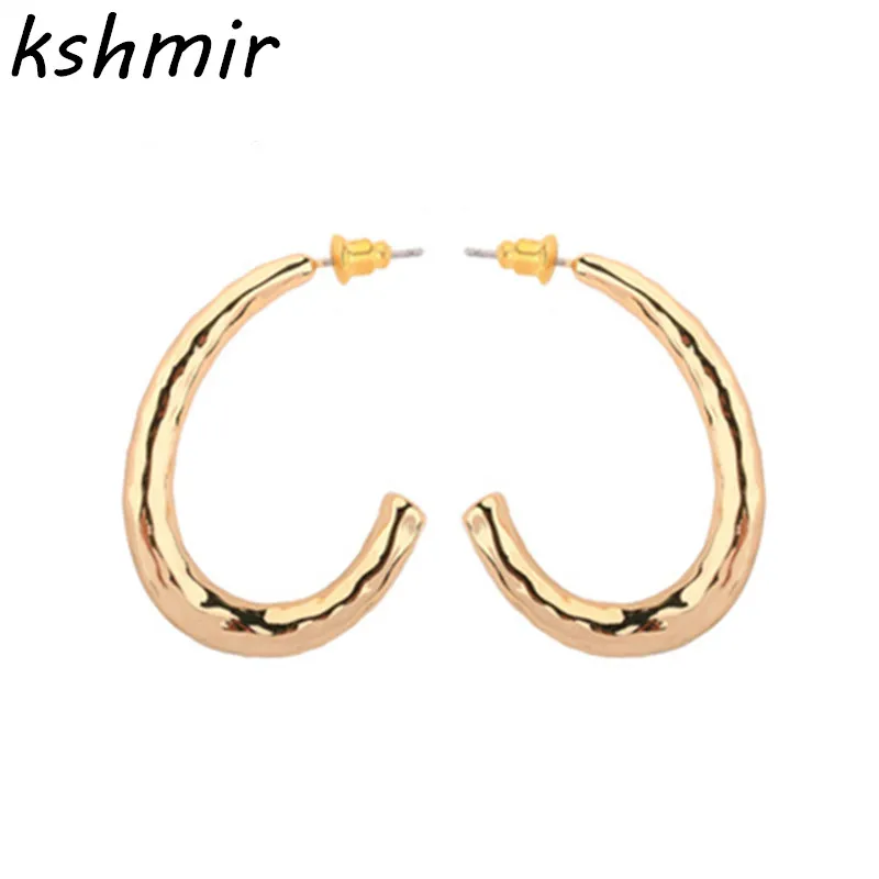 

2019 New trend design, unusual paper clips, curved geometric metal earrings for men and women, party jewelry, gifts