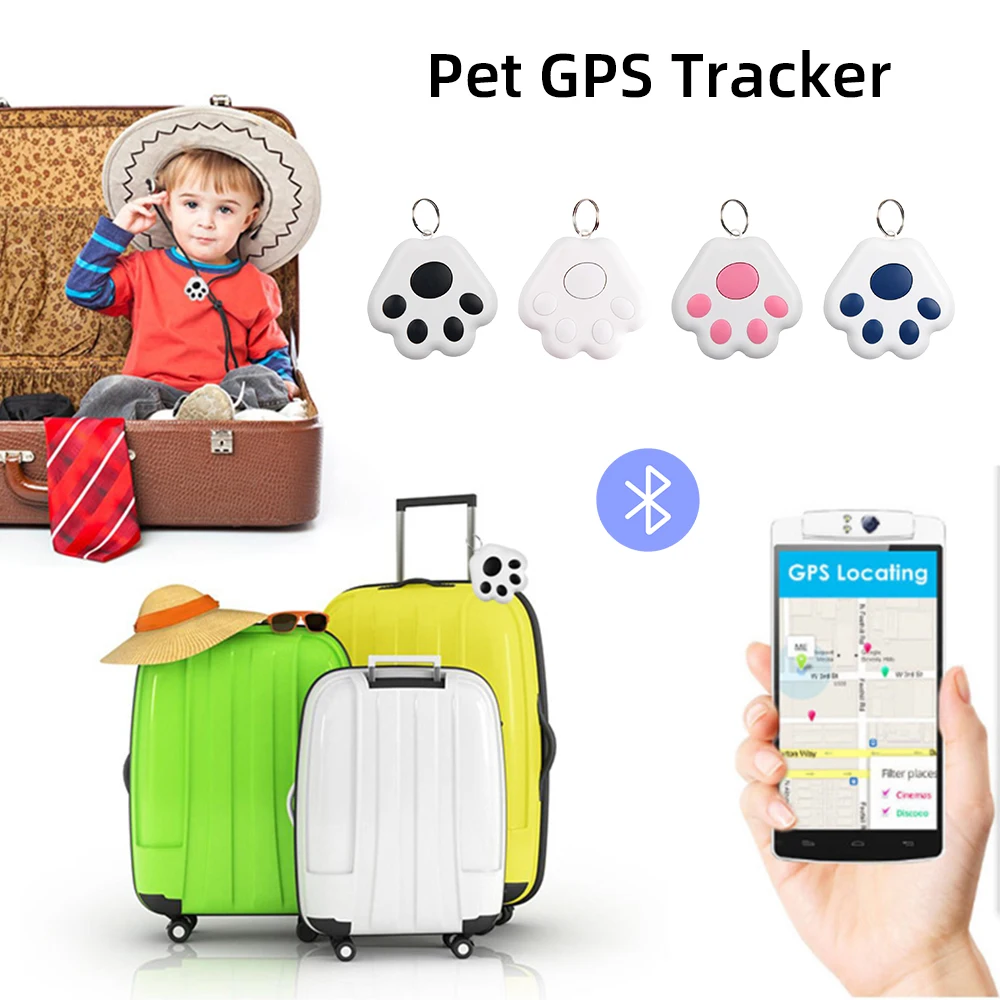 Собака GPS трекер анти потерянный Bluetooth локатор Tracer для домашних животных собак и