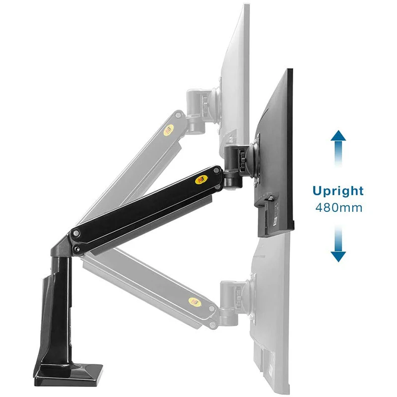 LVDIBAO NB F100 полнодвижущаяся газовая стойка крепление для монитора поддерживающая