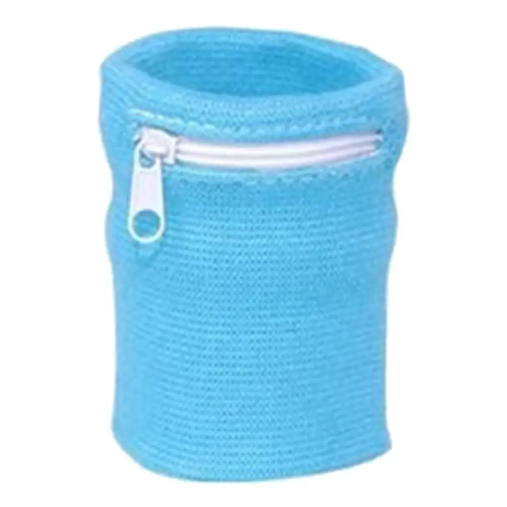 

1Pc Wallet Pouch Wrist Wrap Bandage Support Zipper Running Sports Wristband
