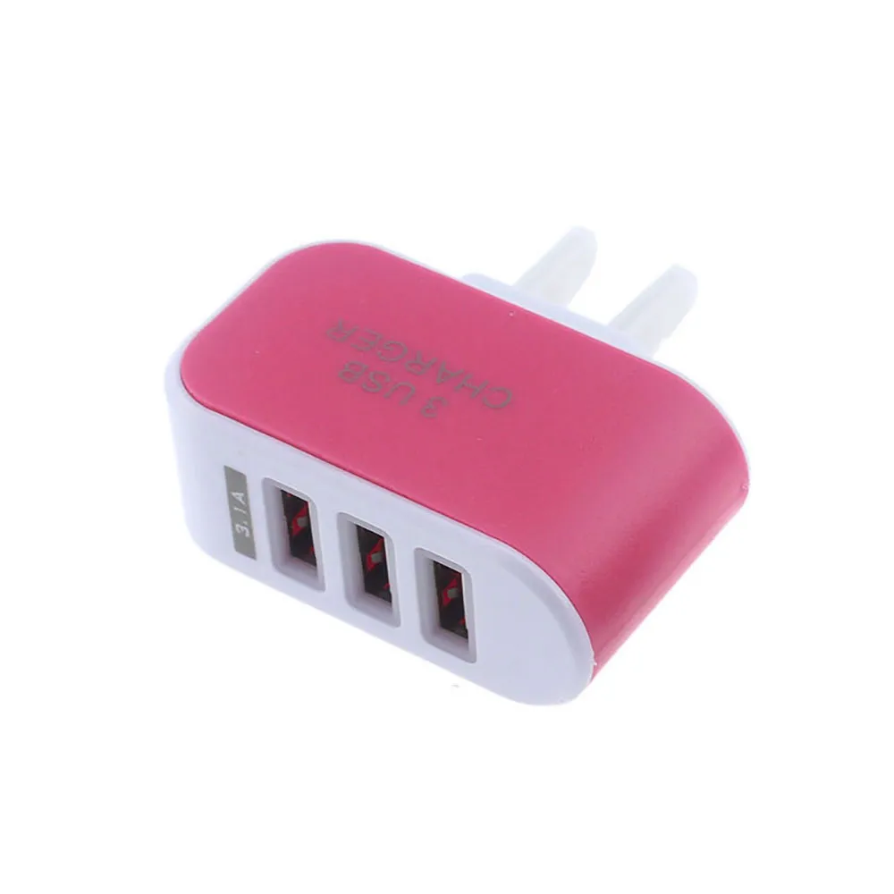 CARPRIE, 3 порта, USB быстрое зарядное устройство для телефона, быстрое зарядное устройство 3,0, 5 В, 3 А, евро, США, настенное зарядное устройство для samsung, iphone, sony, Xiaomi, huawei