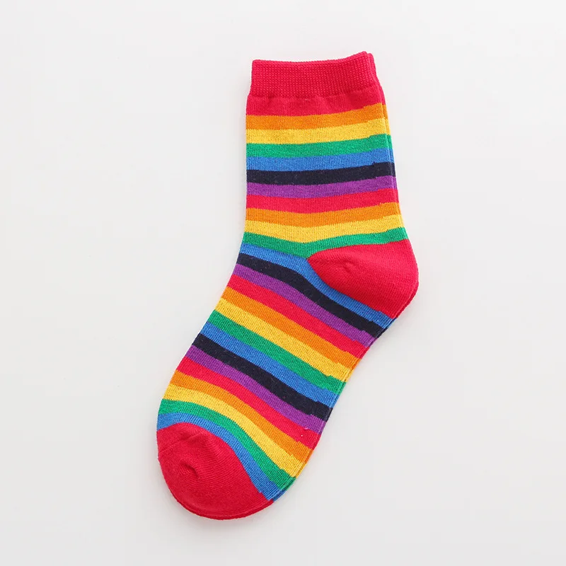 Женские носки осень зима Новое поступление ретро повседневные двухцветные