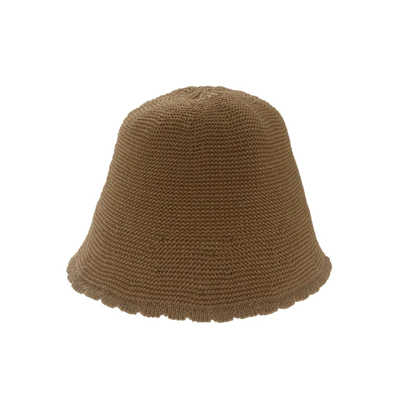 

Summer and early autumn thin knitted fisherman's hat for women