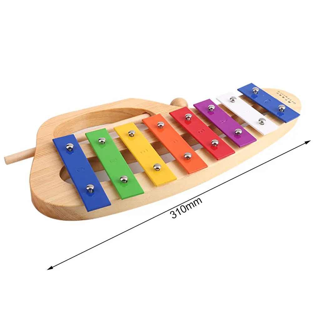 

TH8C Practical Baby Musical Teaching Aid Children Kids 8 Notes Wooden Xylophone Early Childhood Music Instrument