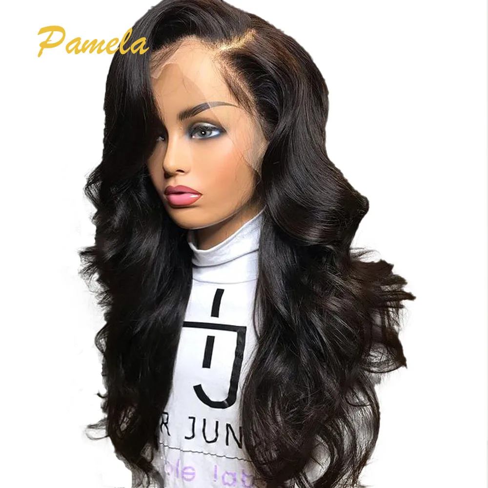 13x4 HD Transparent Lace Frontal Wig For Women 4x4 5x5 Lace Closure Wigs 30inch Body Wave Lace Front Human Hair Wig Pre Plucked