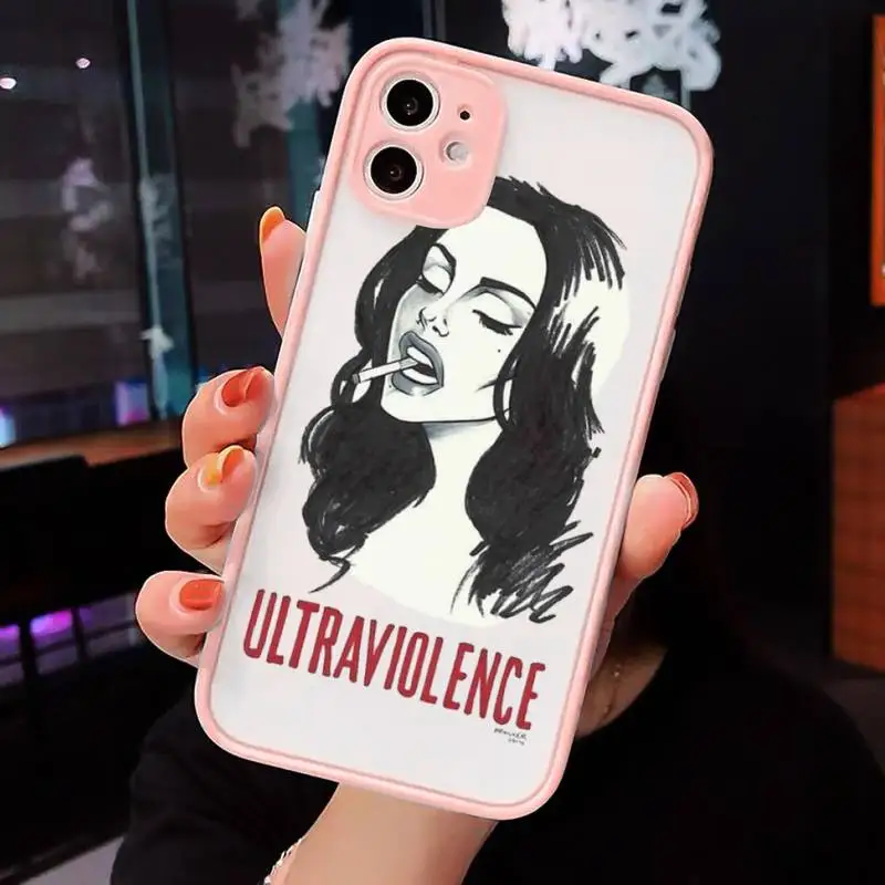 

Lana Del Rey Lust for Life Phone Cases matte transparent For iphone 7 8 11 12 plus mini x xs xr pro max cover
