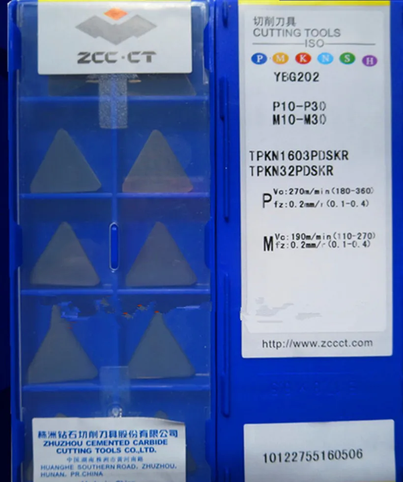 TPKN1603PDSKR TPKN2204PDSKR YBG202 YBG302 100% Оригинал ZCC. CT обработка вставки: нержавеющая сталь и