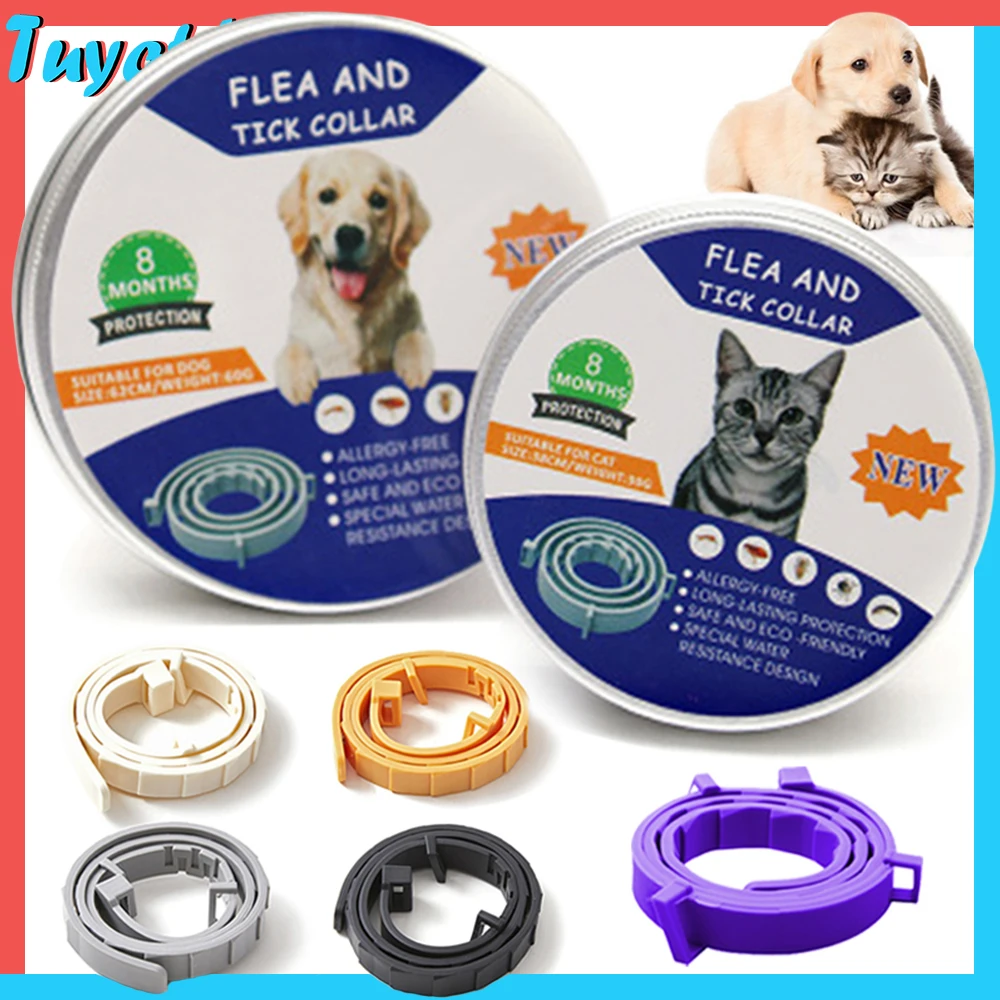 Удаляет блох и клещей кошачий ошейник для маленьких собак кошек 8 месяцев