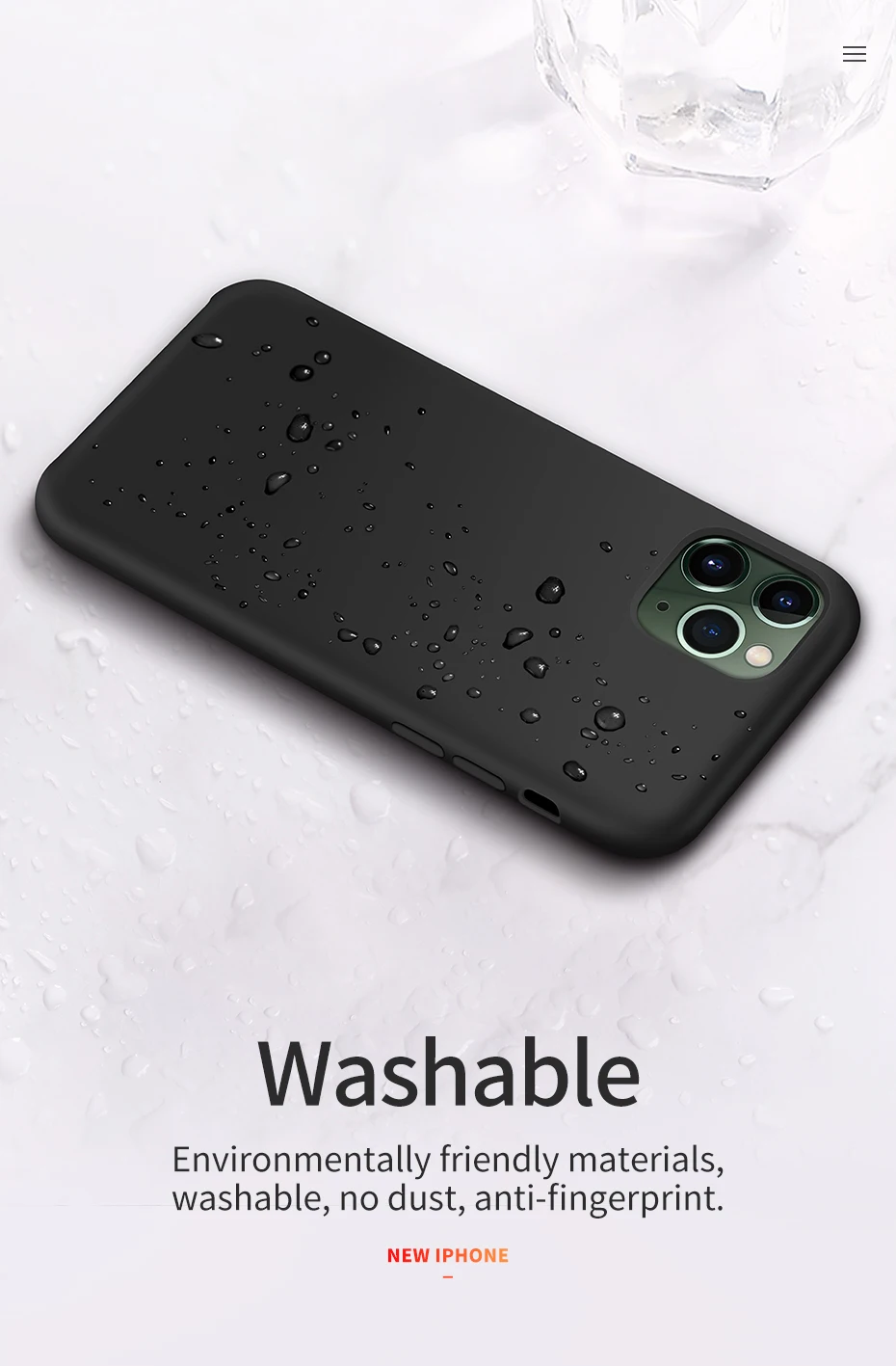 Жидкий силиконовый чехол HOCO для iPhone 11 Pro Max X XS Max XR, ультра тонкая задняя крышка, стильный премиум класса, роскошный бизнес