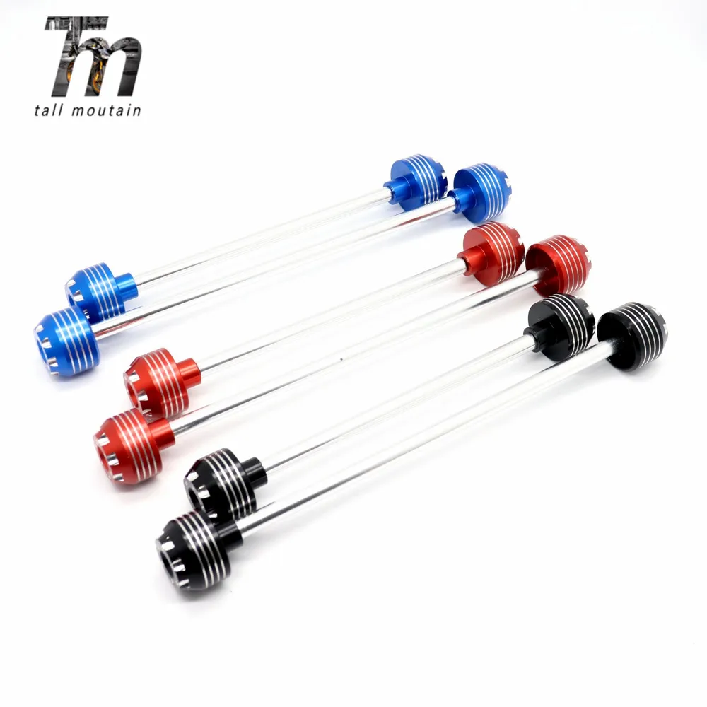 

Axle Fork Crash Sliders Motorcycle Wheel Protector Front Rear CNC For TIGER 800 XC XR XRT XRX XCA XCX 2015-2018 16 17