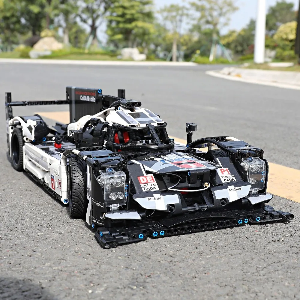 1586 шт. CADA Mobile Techinic супер гоночные автомобили C61016 MOC Creator городской строительный блок кирпичи игрушки Совместимые 23018 23007