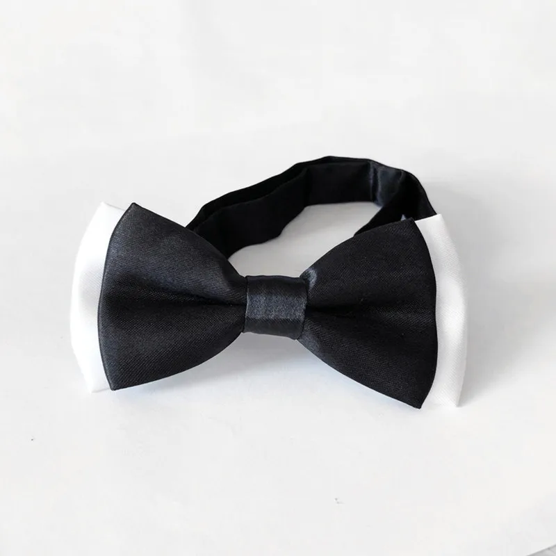 Детский модный официальный хлопковый галстук бабочка Детские классические