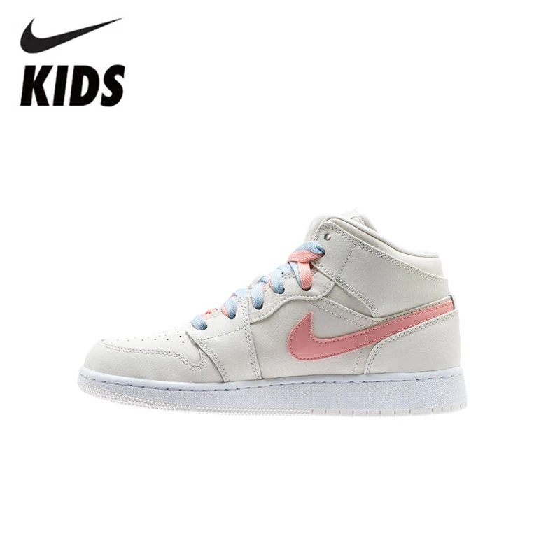 Air Jordan 1 Новое поступление детская обувь высокая детская Баскетбольная обувь удобные уличные спортивные кроссовки#640737-035