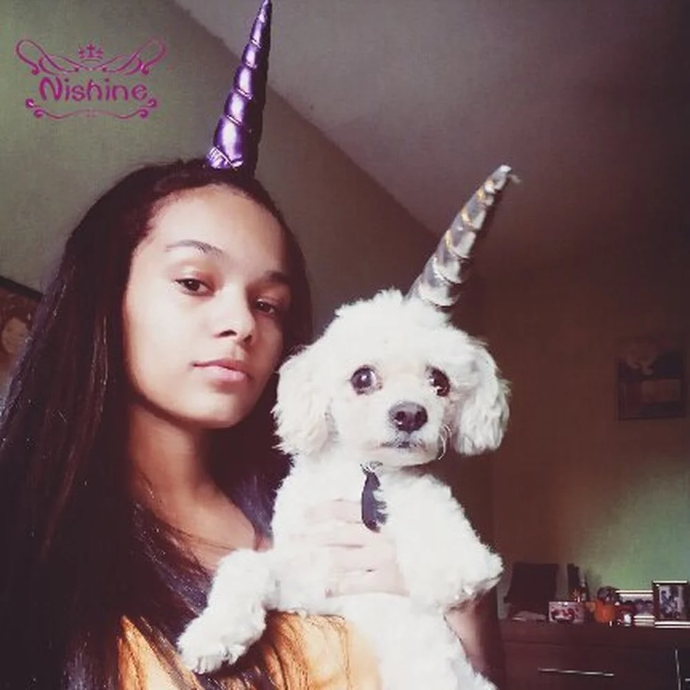 

1 шт. в комплекте; Костюм с блестками в форме единорога эластичный повязка на голову, модная одежда для маленьких девочек; Повязка на голову «...