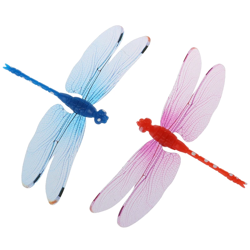 5 шт. 8 см 3D Искусственные стрекозы магнит на холодильник для дома Рождество