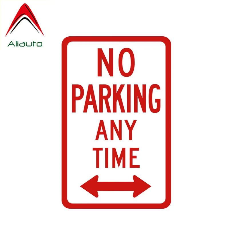 Автомобильный стикер Aliauto "Запрещено парковаться" для мотоциклов Suzuki, Peugeot, Honda Civic, Kia, изготовленный из водонепроницаемого ПВХ, с защитой от царапин, размером 15 см * 9 см.