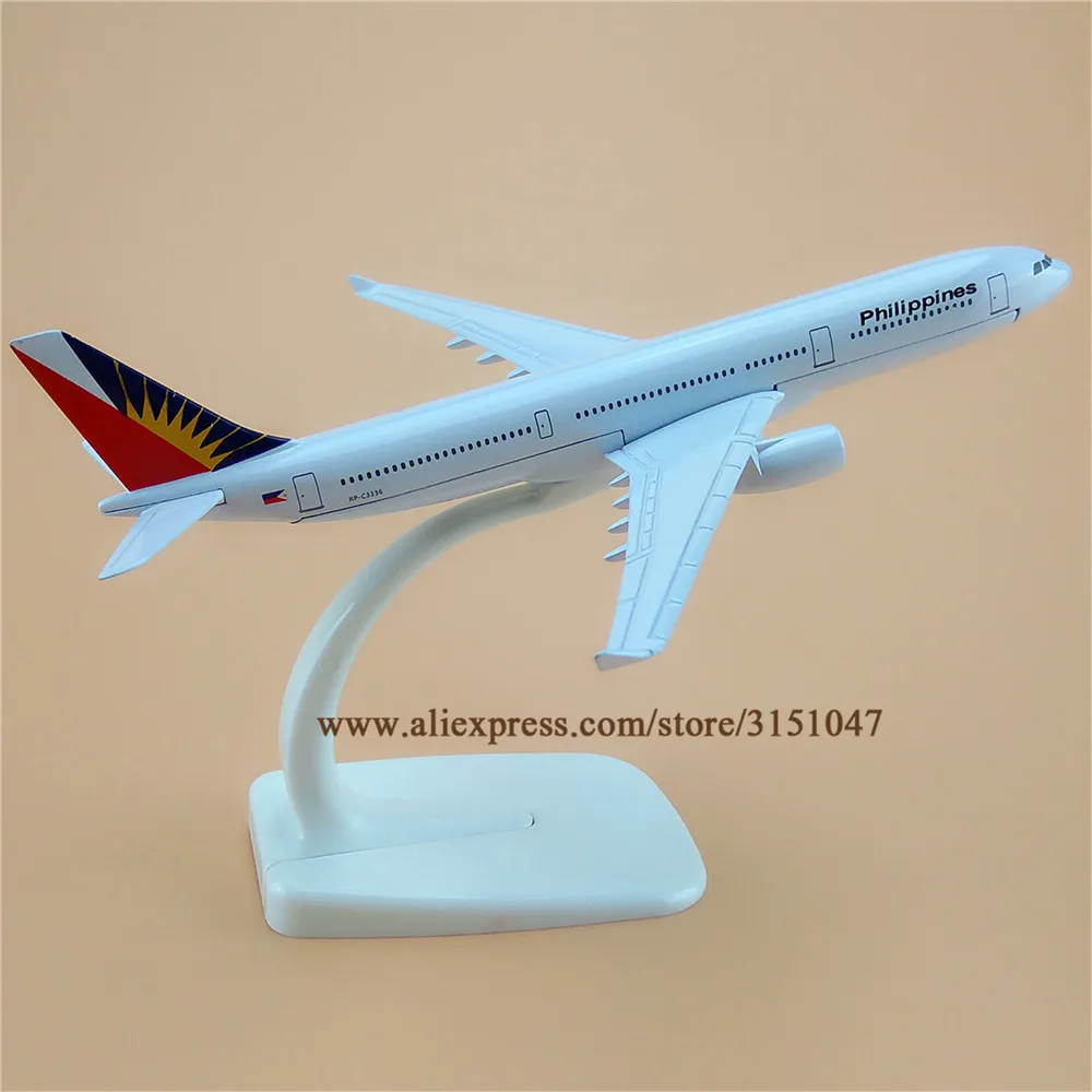 Модель самолета из металлического сплава 16 см модель Филиппин аэробус 330 A330