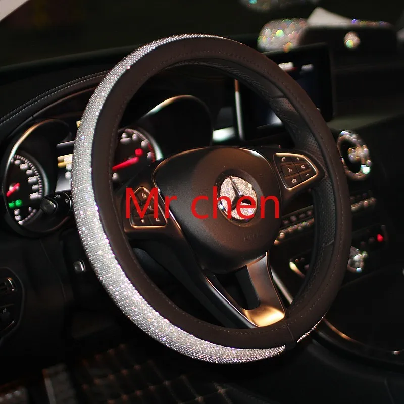 

Suitable for Benz C-class e c200l gla glc260 CLA steering wheel cover inlay drill handle sleeve Round black