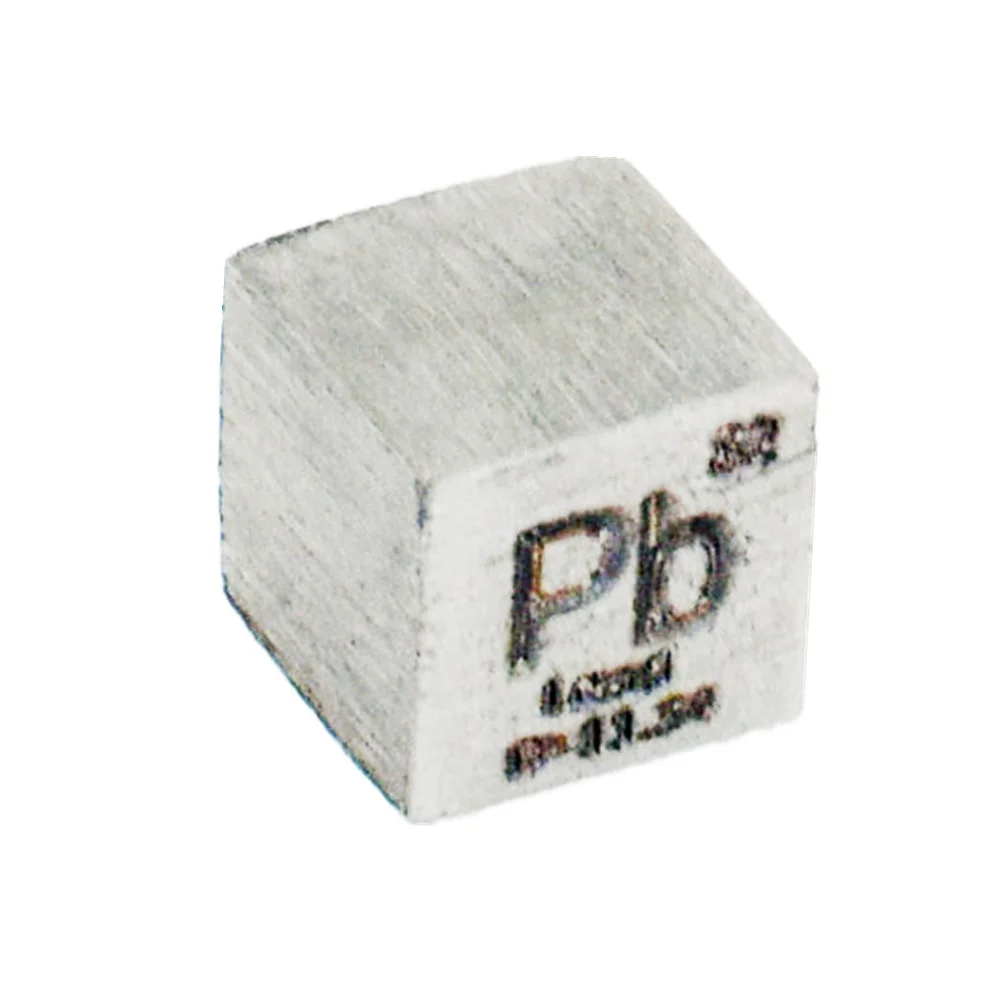 

Heavy Lead 10mm Density Cube for Element Collection Pb Metal Hand Made DIY Hobbies Crafts Display Business Gift