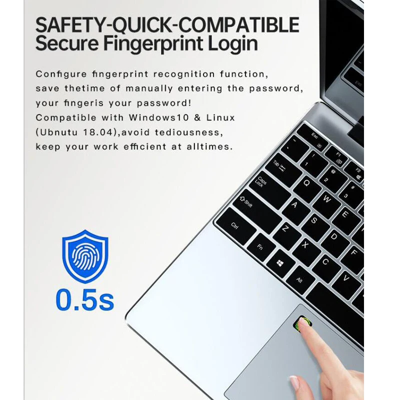 Ультрабук металлический для компьютера DDR4 RAM 64 Гб 3 ТБ SSD 2 4G/5 0G Bluetooth AMD Athlon Gold 3150U