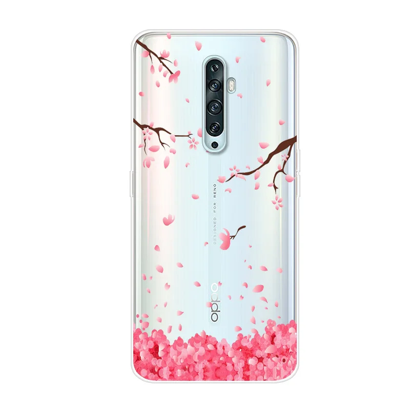 Для OPPO Reno2 Z чехол ТПУ силиконовый мягкий мультяшный Прозрачный для F задняя