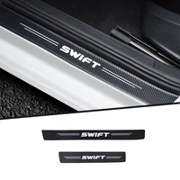 4pcs car sticker threshold car door slot sill sticker decoration modification to prevent scratches for suzuki swift accessories