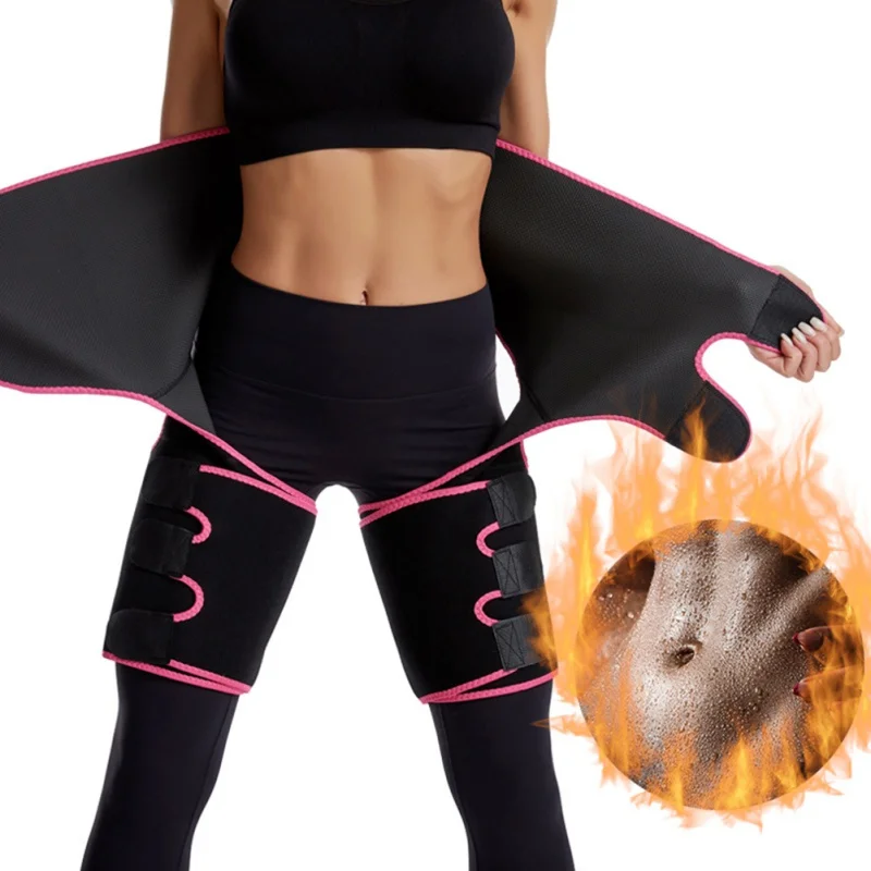 

Unisex Waist Belt Slimming Leg Shaper Thigh Trimmers Warmer Slender Fitness Clothes Accessories Fat Burning Wraps