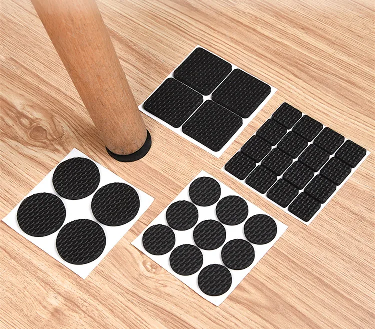 32 шт. белые самоклеящиеся мебельные чехлы для стульев ножек крышек напольных