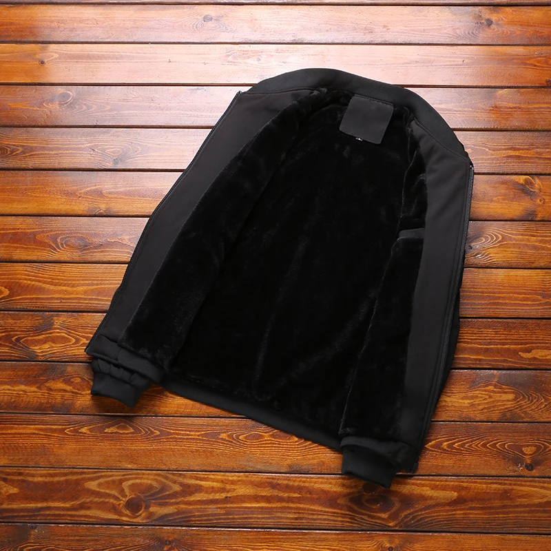 Мужская куртка бомбер 2020 тонкая приталенная бейсбольная с длинным рукавом