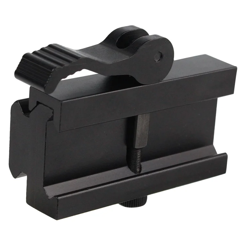 

LUGER Tactical 5 Slots 20mm Picatinny Rail Scope Mount Removable Hunting Scope Bracket Aluminium Alloy Ajustable Solid Support