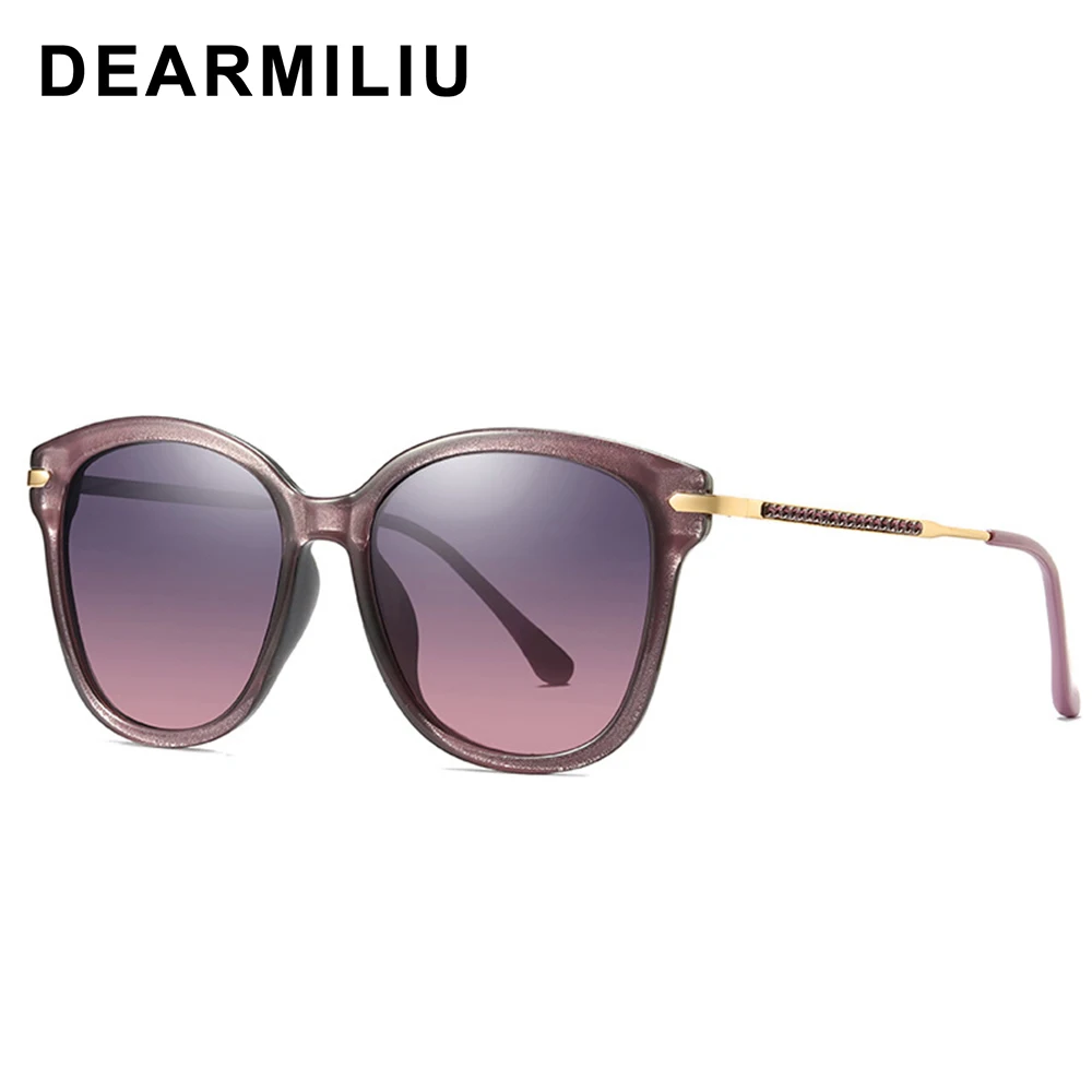 Женские поляризационные солнцезащитные очки DEARMILIU для вождения кошачий глаз в