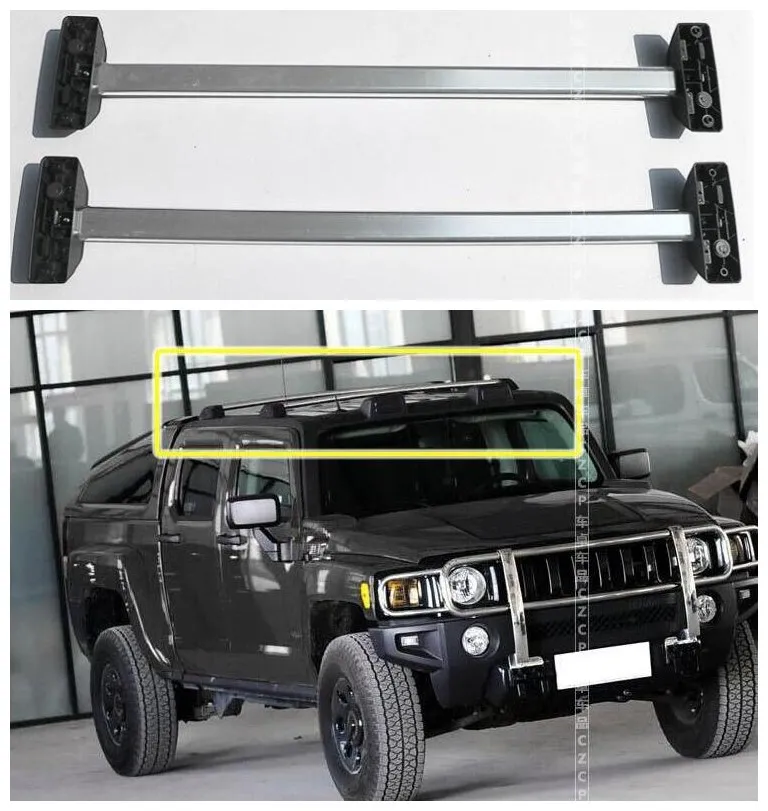 

Высококачественные багажники на крышу из алюминиевого сплава, багажник, поперечная рейка для Hummer H3 2005 2006 2007 2008 2009 2010