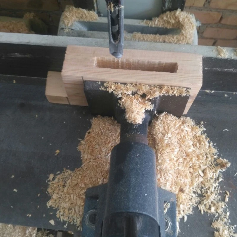 

Multi-purpose Square Hole Drill Bit Steel Hardness Sharp Durable Mortising Chisel Set 6.4 mm/8mm/9.5mm/12.7mm/14mm/16mm