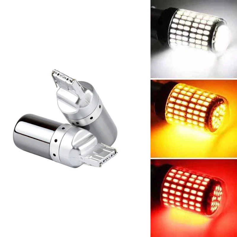 W21W BA15S P21W 7440 S25 CanBus светодиодный фонарь заднего хода для Citroen C5 C4 C3 Mini Cooper Opel Astra H G J