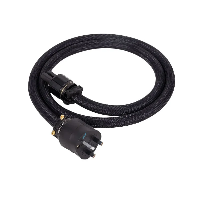 Британский Стандартный медный и серебристый Гибридный шнур питания Mai Jingtu Furukawa