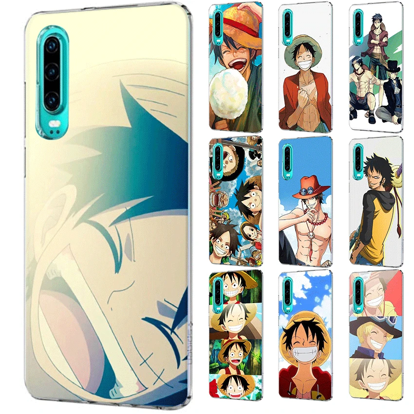 Мобильный телефон чехол для Honor 6A 6C 7A 8 8X 9 9X 10 View 20 Lite Pro Play Hard Cover Luffy Smile One Piece