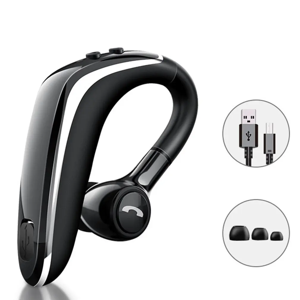 

X01 Ultra Long Standby Fast Charging Car Wireless Headset Large-capacity English Version Hanging Ear Sports Sweat Proof