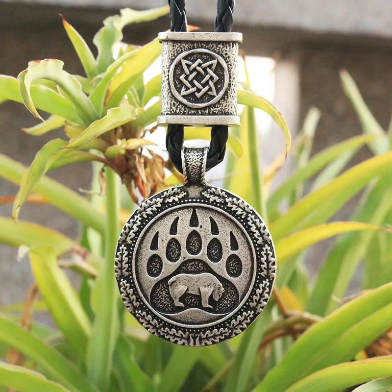 Lansix 1 шт. Викинг медведь лапа Подвеска славянский талисман chrm языческое мужское