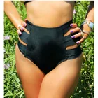 Hirigin Плавание одежда Для женщин трусы бикини дно боковых с дырками и высокой талией бразильские стринги Плавание костюм Плавки бикини Плавание шорты