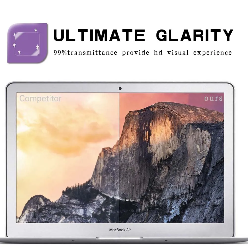 KK &amp LL Защитная пленка для экрана Apple Macbook Air 11 (A1370 A1465) 6-дюймовая прозрачная