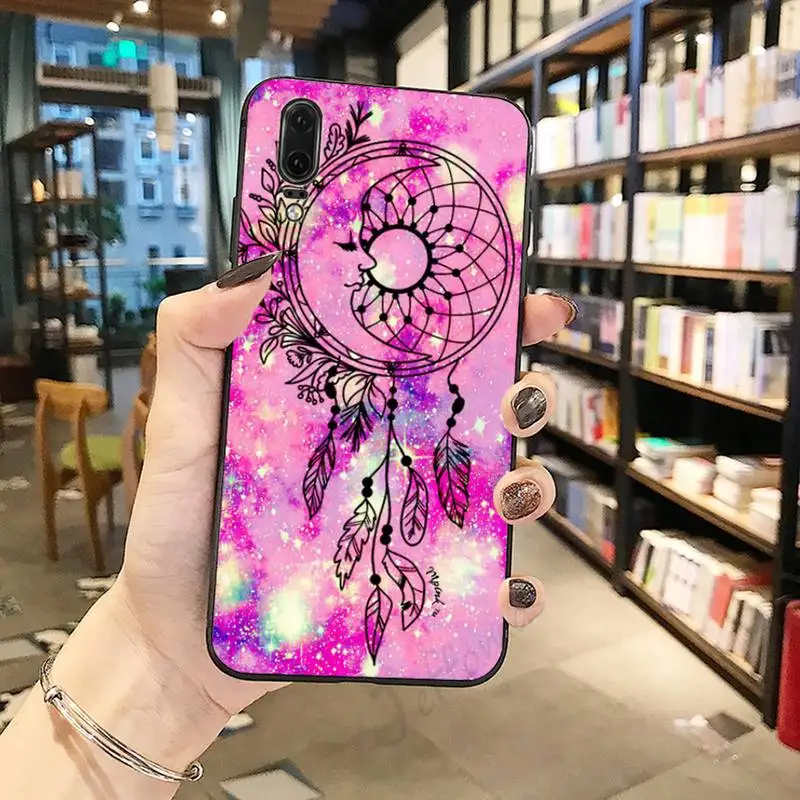 

Retro Flower Dreamcatcher pattern Phone Case For Huawei honor Mate P 10 20 30 40 Pro 10i 9 10 20 8 x Lite