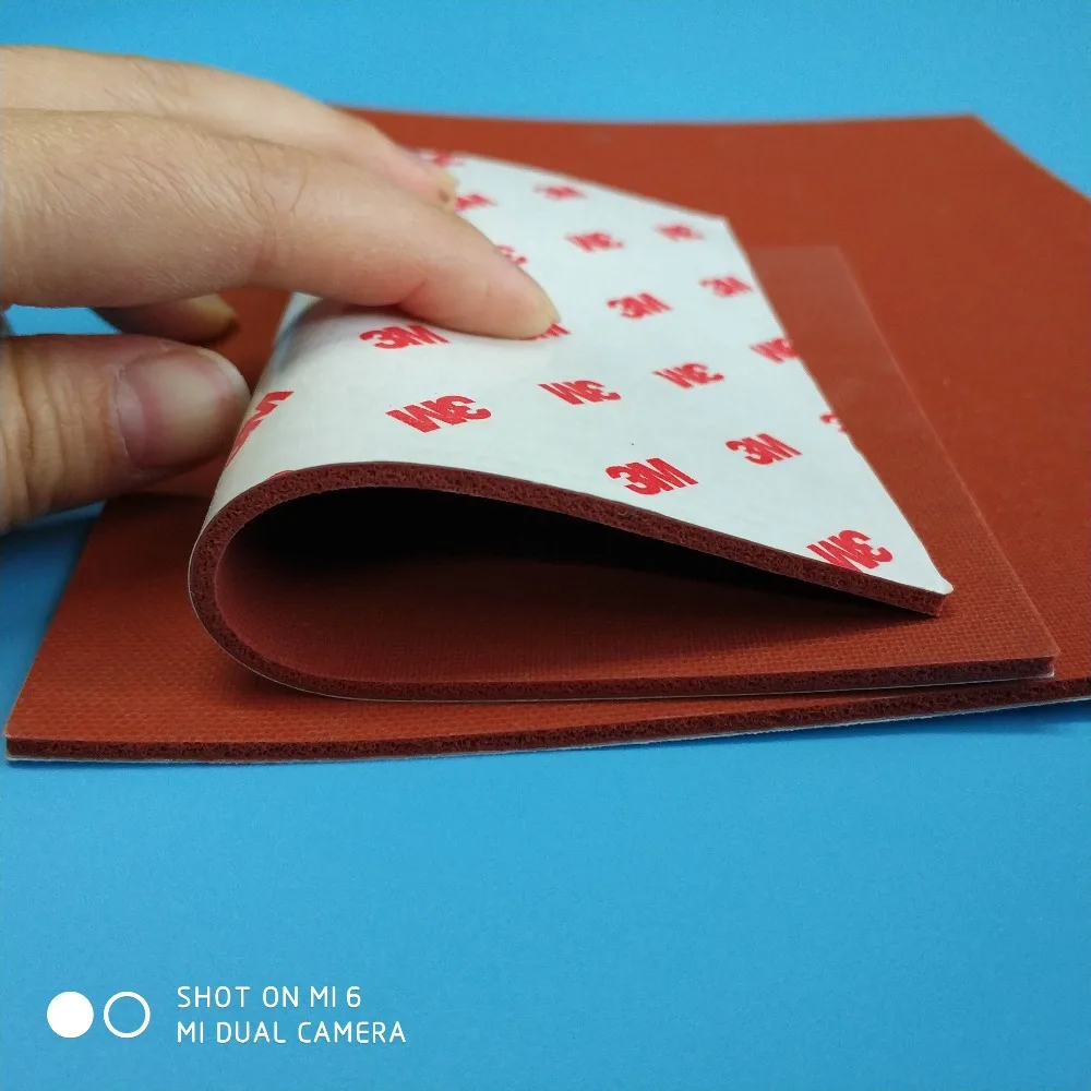 2 шт./лот мм клейкий силиконовый лист из пенорезины 163x203x2 с замкнутыми ячейками