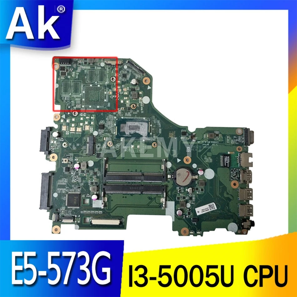 

DA0ZRTMB6D0 mainboard , for Acer Aspire E5-573 E5-573G laptop motherboard , NBC4811001 ( with i3-5005U cpu ) 100% test OK