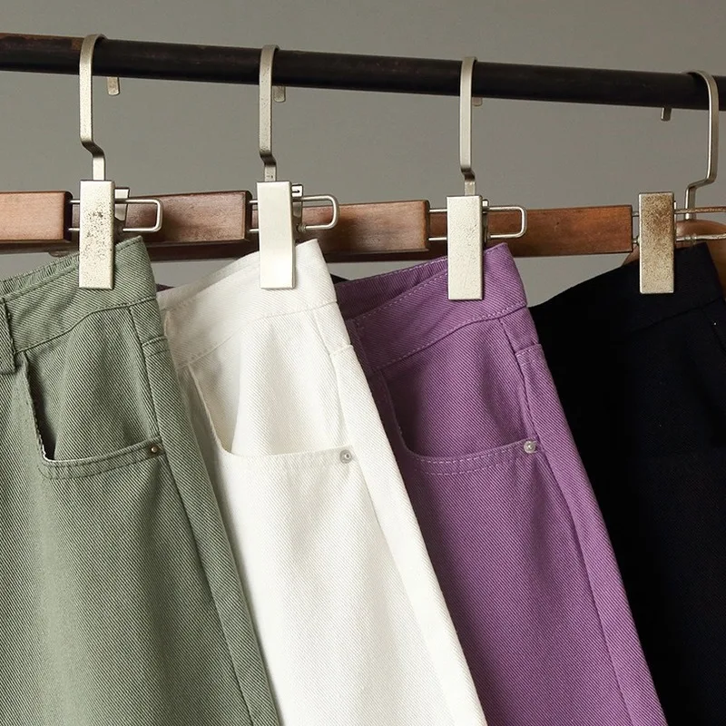 Женские летние джинсовые шорты хлопковые однотонные повседневные Черные белые