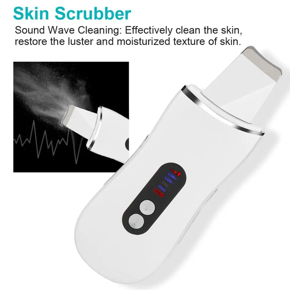 Положительный и отрицательный ион ультразвуковой скруббер Электрический поры