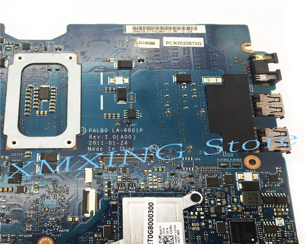 FULCOL для DELL ALIENWARE M14X R1 материнская плата ноутбука GT555M LA-6801P CN-0KNF1T 0KNF1T KNF1T